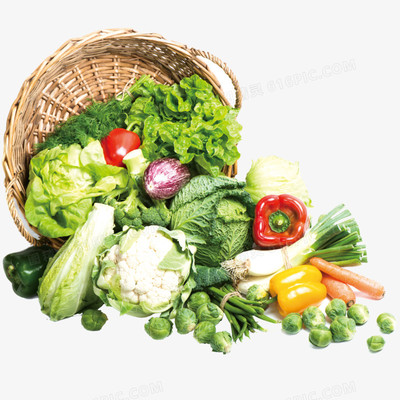 有機(jī)蔬菜免扣素材