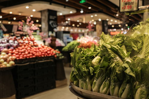 青菜蔬菜商場(chǎng)超市商品貨物攝影圖 攝影